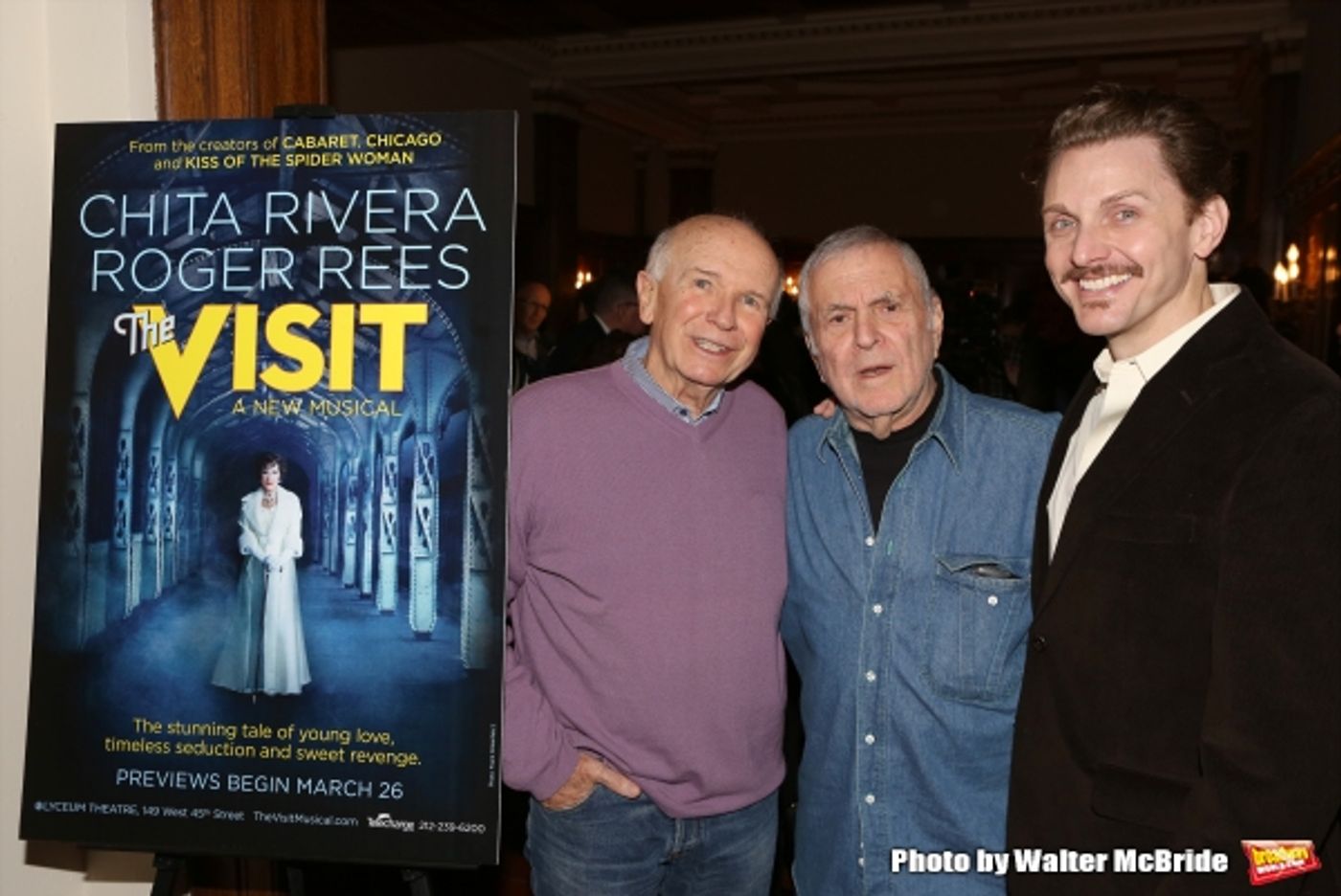 Photo Coverage: Chita Rivera & THE VISIT Cast Meet the Press; Previews Begin Tomorrow!  Image