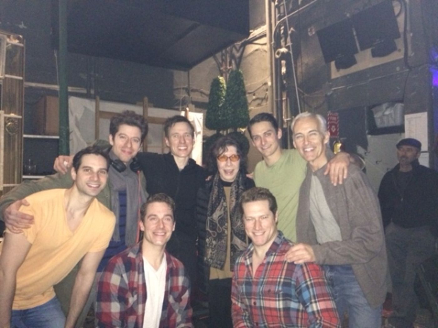Photo Flash: Backstage at AN AMERICAN IN PARIS with Lily Tomlin and Denny Dillon!  Image