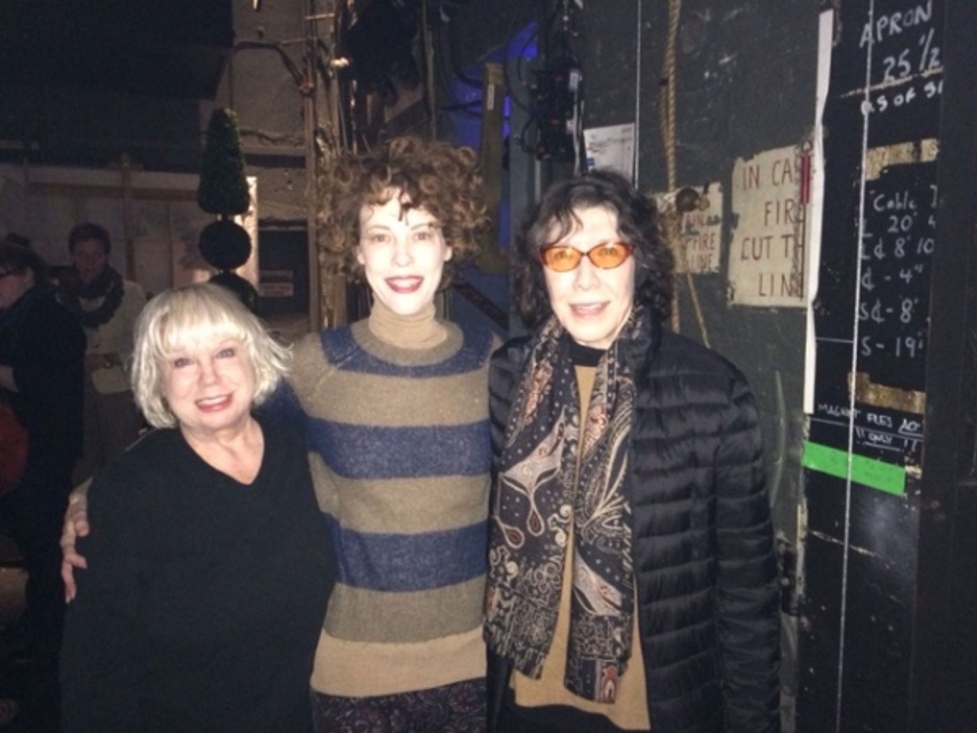 Photo Flash: Backstage at AN AMERICAN IN PARIS with Lily Tomlin and Denny Dillon!  Image