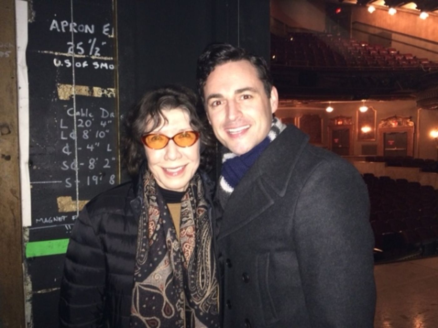 Photo Flash: Backstage at AN AMERICAN IN PARIS with Lily Tomlin and Denny Dillon!  Image