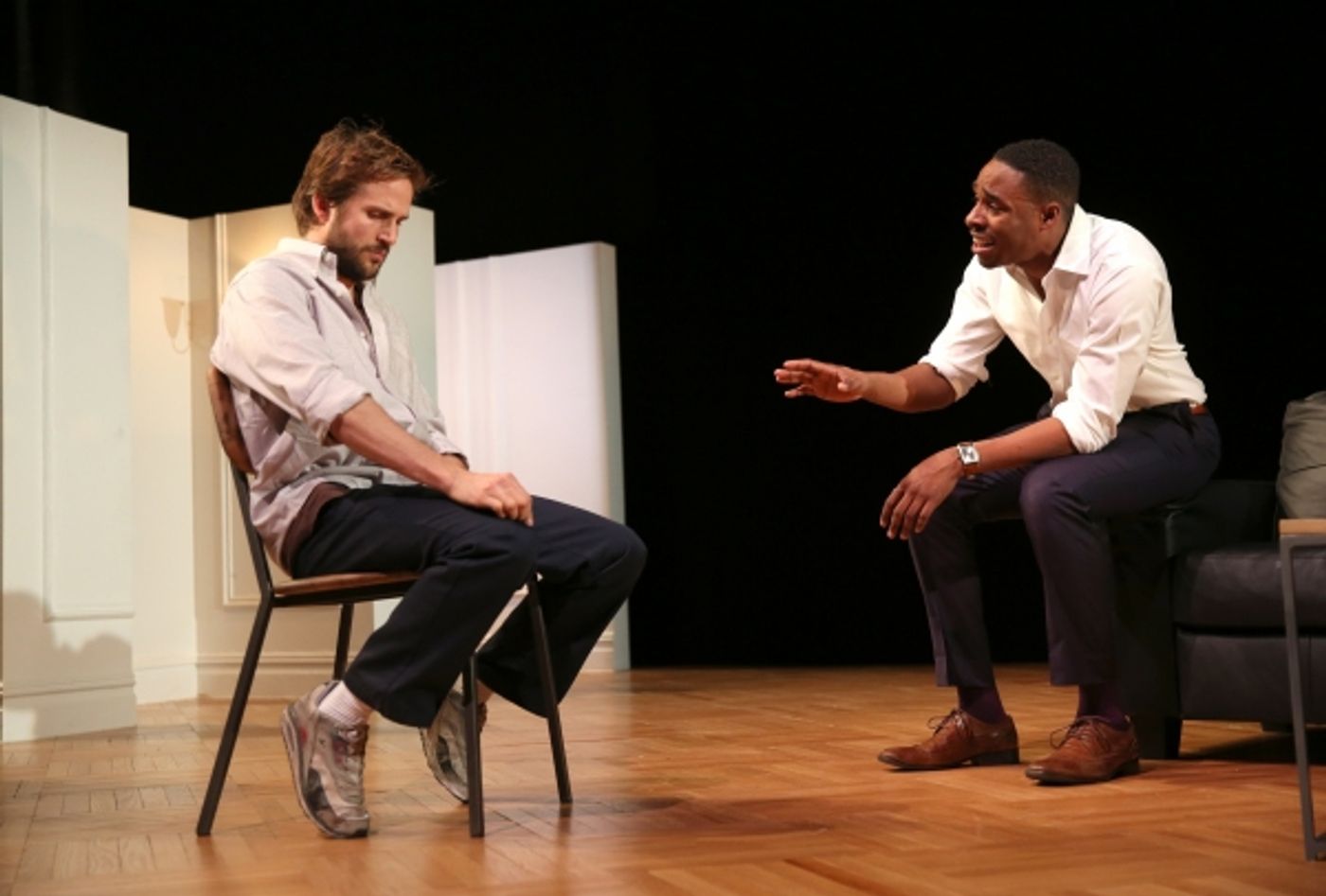 Photo Flash: First Look at Tessa Ferrer, Grantham Coleman & Michael Stahl-David in BUZZER at The Public  Image