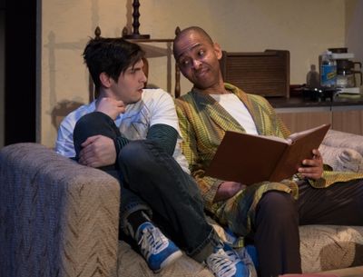 Oscar A.L. Cabrera as Gus Green, Michael Gaines as Myron James Photo