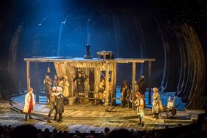 The company of TREASURE ISLAND. Photo by Johan Persson. Photo