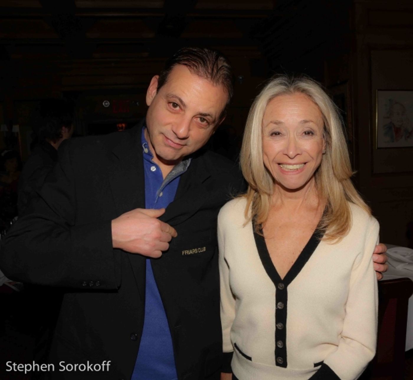 Photo Coverage: Dominic Chianese Performs at Italian Night at The Friars Club  Image