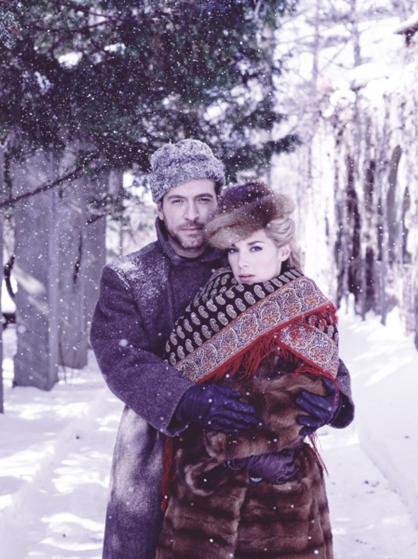 Photo Flash: DOCTOR ZHIVAGO Cast Bundles Up for Broadway; Rush Policy Announced!  Image