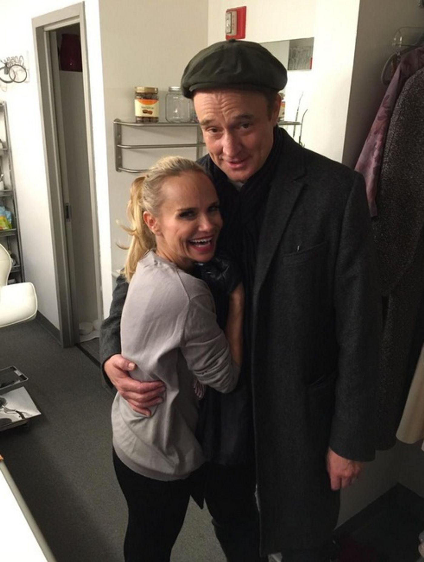 Photo: Bradley Whitford Visits Kristin Chenoweth & ON THE TWENTIETH CENTURY  Image