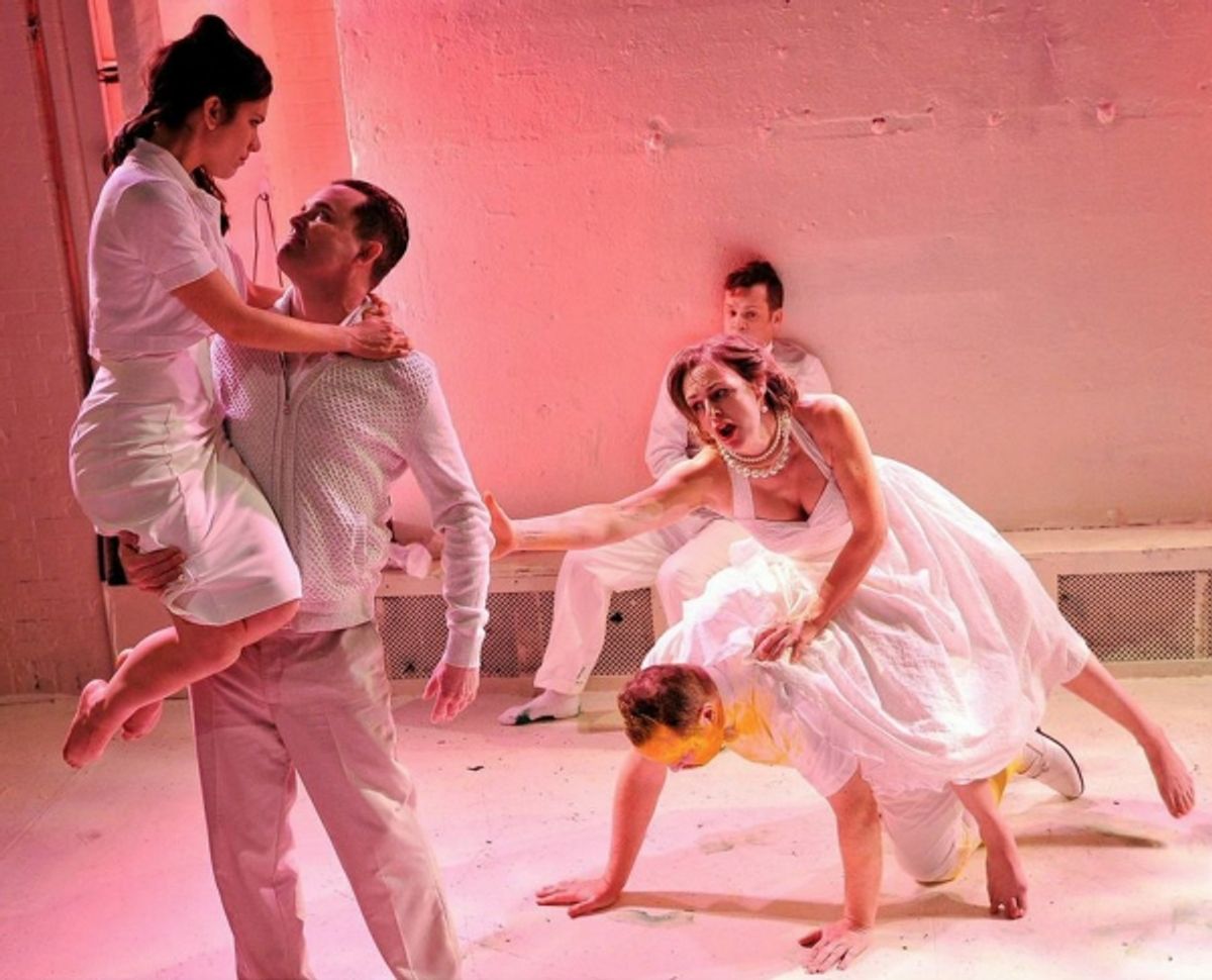 Susannah Millonzi, Andrus Nichols, Eric Tucker, Edmund Lewis and Tom O'Keefe in WHAT YOU WILL at 