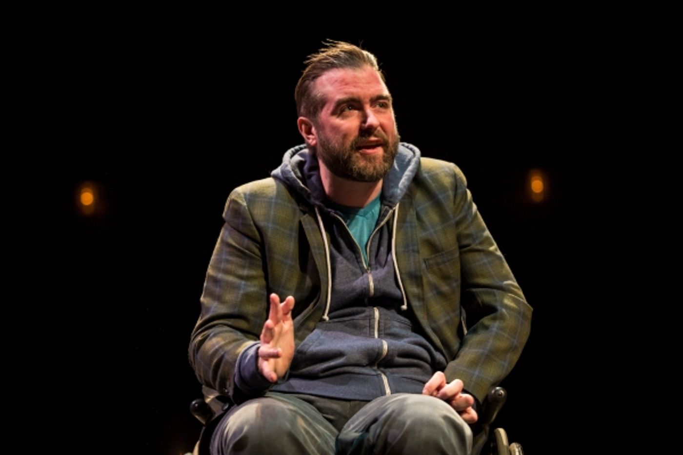 Photo Flash: First Look at Michael Patrick Thornton in TITLE AND DEED at Lookingglass Theatre  Image