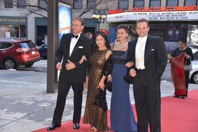 Rex Smith, with wife Tracy, daughter-in-law Lailina and son Brandonâ€¨ Photo