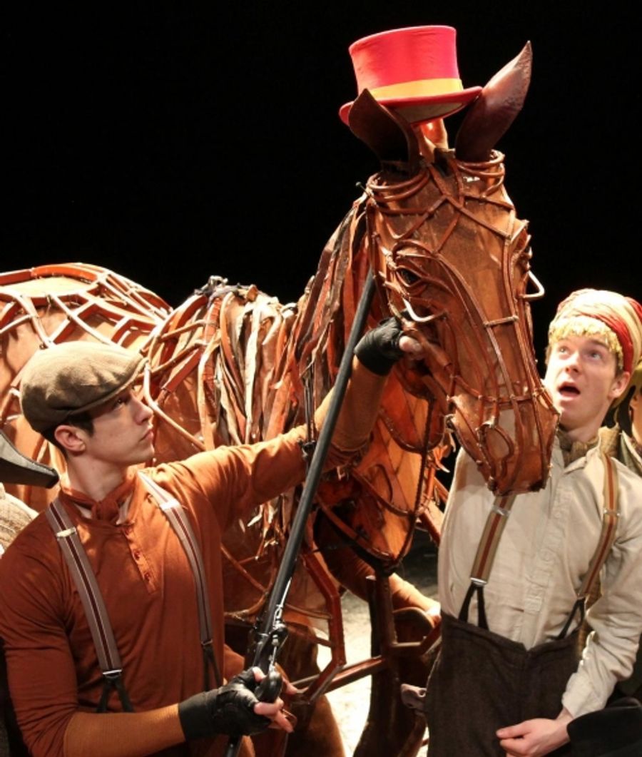 Photo Flash: Joey and the Cast of WAR HORSE Take Part in 'Wear a Hat' Day for Brain Tumour Research Image
