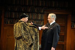 Timothy Crowe as Carlos Homenides de Histangua and Fred Sullivan, Jr. as Victor-Emmanuel Chandebise @ BroadwayWorld Timothy Crowe as Carlos Homenides de Histangua and Fred Sullivan, Jr. as Victor-Emman Photo