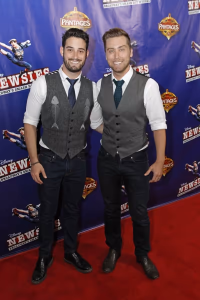 Michael Turchin and Lance Bass Photo