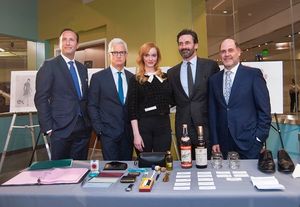 Charlie Collier, John Slattery, Christina Hendricks, Jon Hamm, Matthew Weiner (Richar Photo
