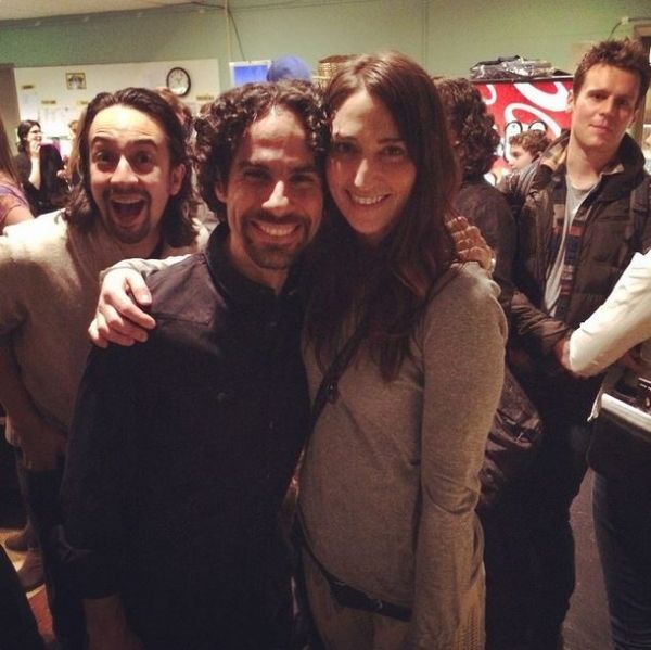 Photo Flash: Jimmy Fallon and Sara Bareilles Visit HAMILTON — photo 2 of 3