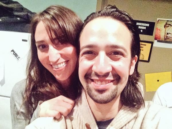 Photo Flash: Jimmy Fallon and Sara Bareilles Visit HAMILTON — photo 3 of 3