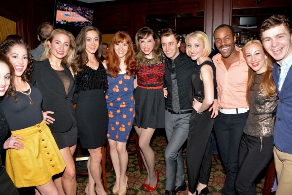 Maria Cristine Skye, Jessica Lee Goldyn, Rachel Marie Bell, Abby Church, Courtney Fekete, Matthew Couvillon, Kelly Sheehan, Danny Wilfred, Stephane Israeson and PJ Palmer at 