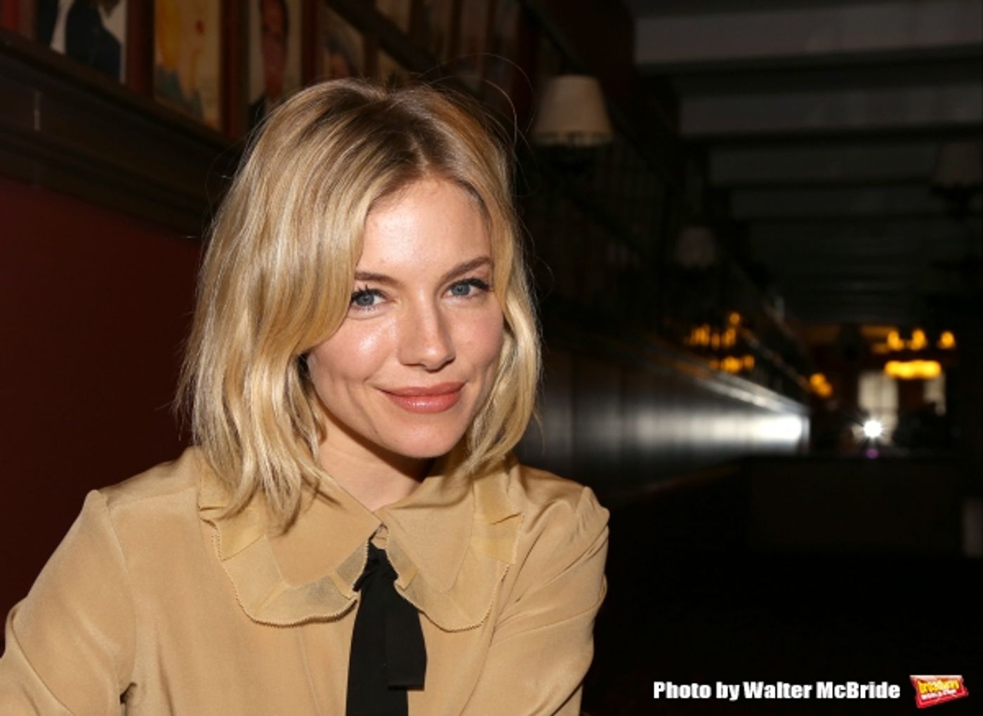 Photo Coverage: CABARET's Sienna Miller Gets Immortalized with a Sardi's Caricature!  Image