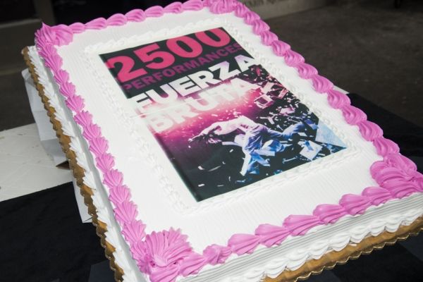 Photo Flash: FUERZA BRUTA Celebrates 2,500th Performance With Festive Food Fight — photo 2 of 8