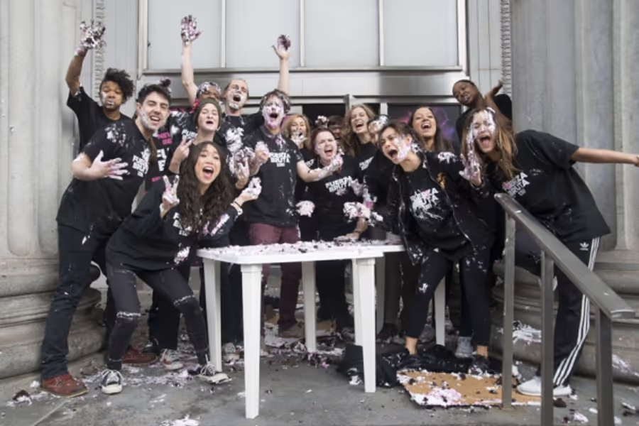 Photo Flash: FUERZA BRUTA Celebrates 2,500th Performance With Festive Food Fight Image