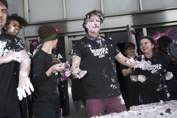 Photo Flash: FUERZA BRUTA Celebrates 2,500th Performance With Festive Food Fight — photo 6 of 8