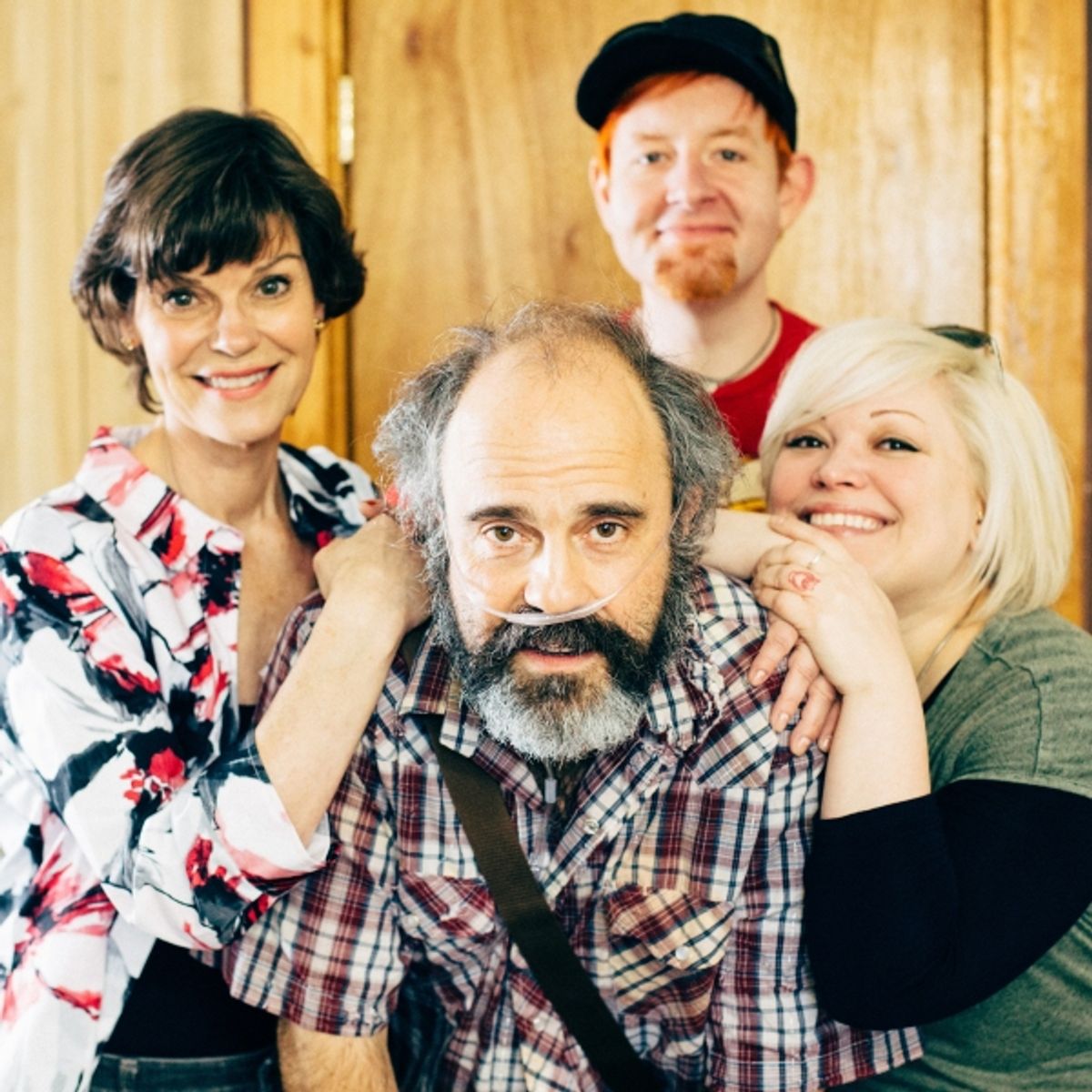 Clockwise: co-directors David Jenkins and Summer Bohnenkamp, Paul Potenza (Ulysses) and Angela Bond (Emma) at 
