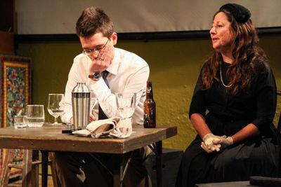 Ian Michael Minh and Daria Harper in THE LAST DANCE by Brenda E. Kelly, directed by D Photo