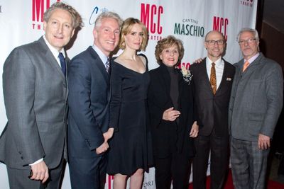 Bernard Telsey, Blake West, Sarah Paulson, Fran Weissler, Will Cantler, Robert LuPone Photo