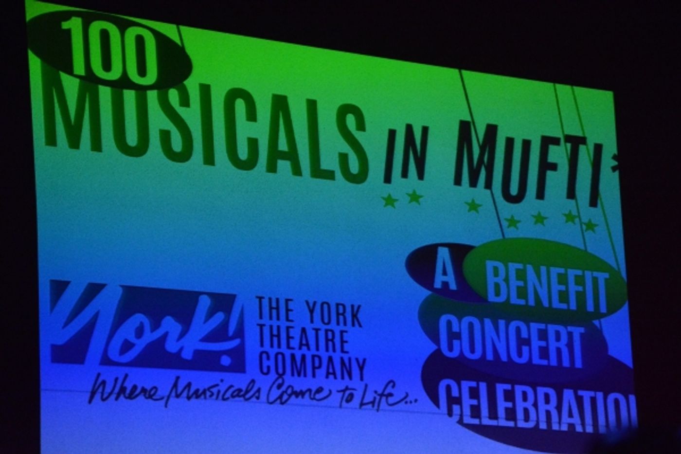 Photo Coverage: York Theatre Company Celebrates 100 MUSICALS IN MUFTI Photo Coverage: York Theatre Company Celebrates 100 MUSICALS IN MUFTI Image