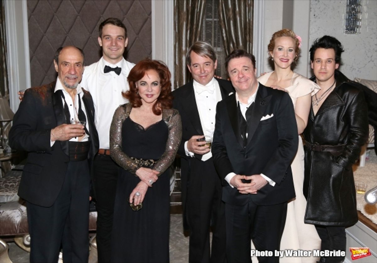 F. Murray Abraham, Micah Stock, Stockard Channing, Matthew Broderick, Nathan Lane, Katie Finneran and T.R. Knight at 