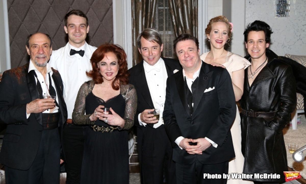 F. Murray Abraham, Micah Stock, Stockard Channing, Matthew Broderick, Nathan Lane, Katie Finneran and T.R. Knight  at 