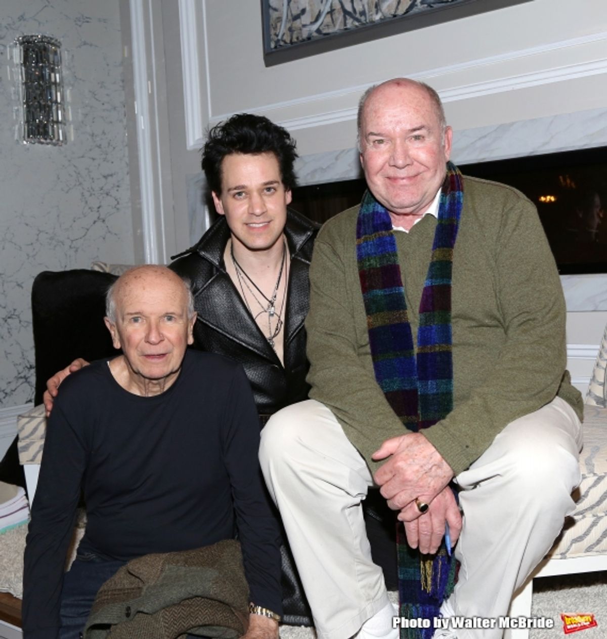 Playwright Terrence McNally, T.R. Knight and director Jack O''Brien  at 