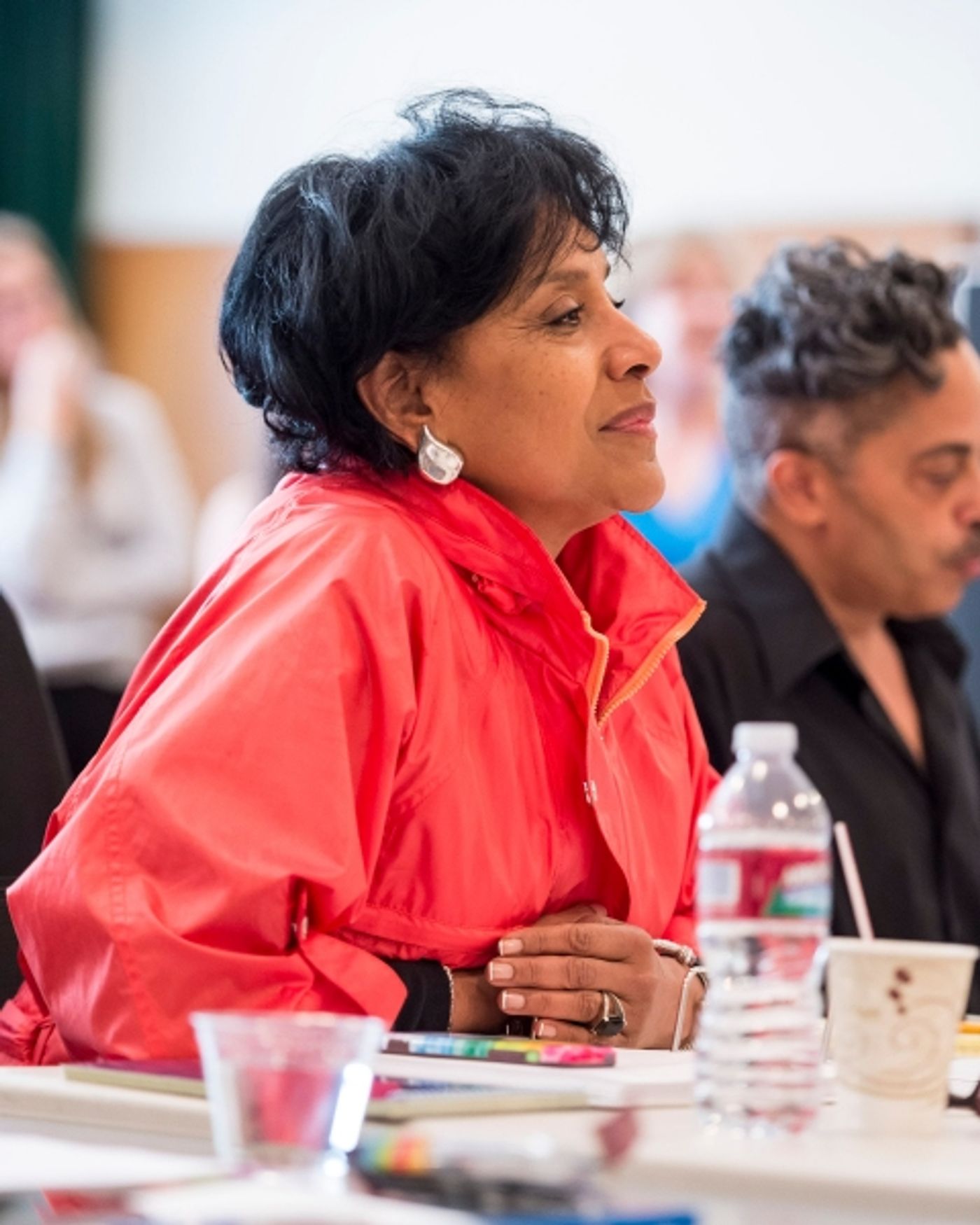 Photo Flash: In Rehearsal with Phylicia Rashad, Bryan Terrell Clark, Shanesia Davis and More for IMMEDIATE FAMILY at the Taper  Image