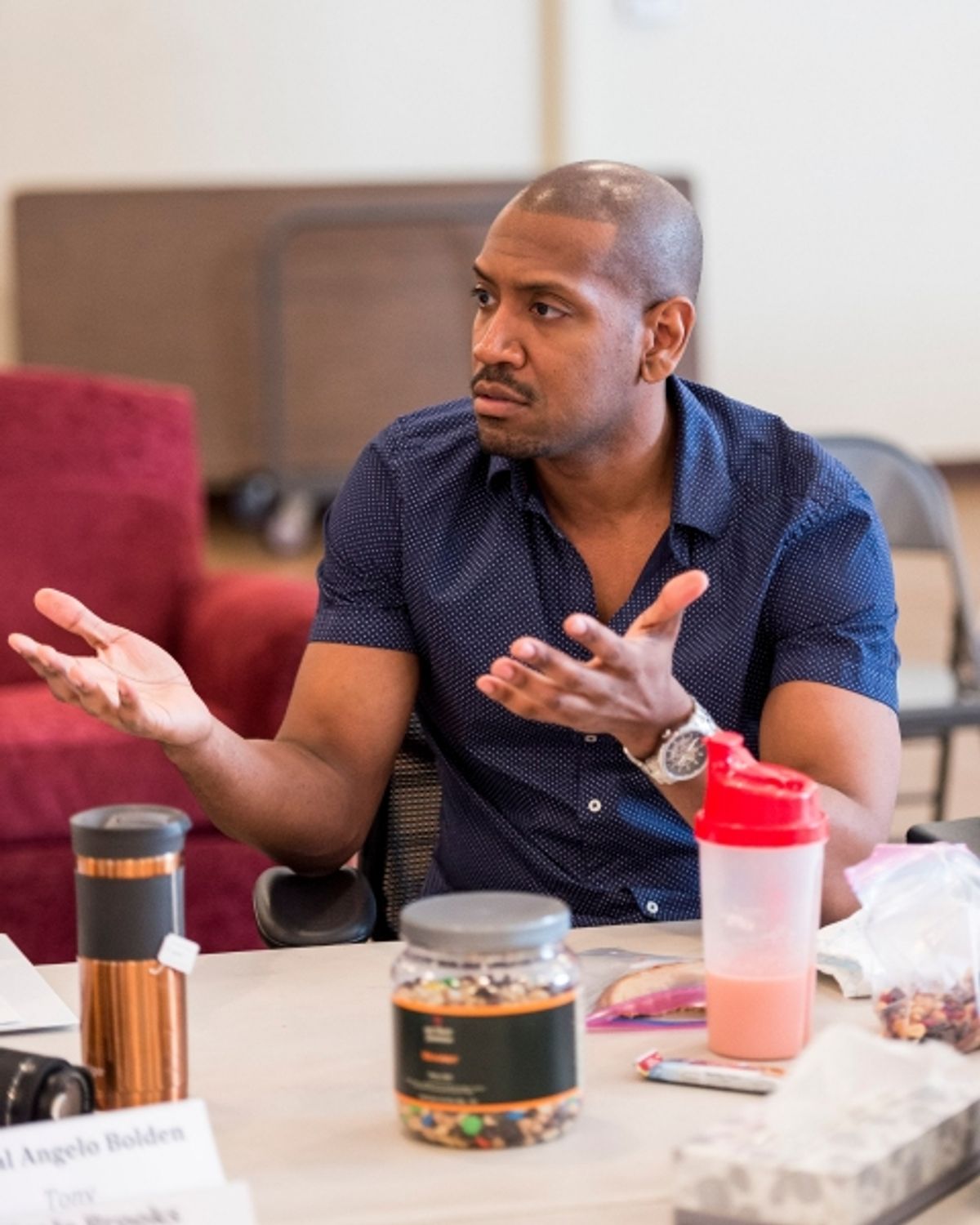 Cast member Bryan Terrell Clark at 