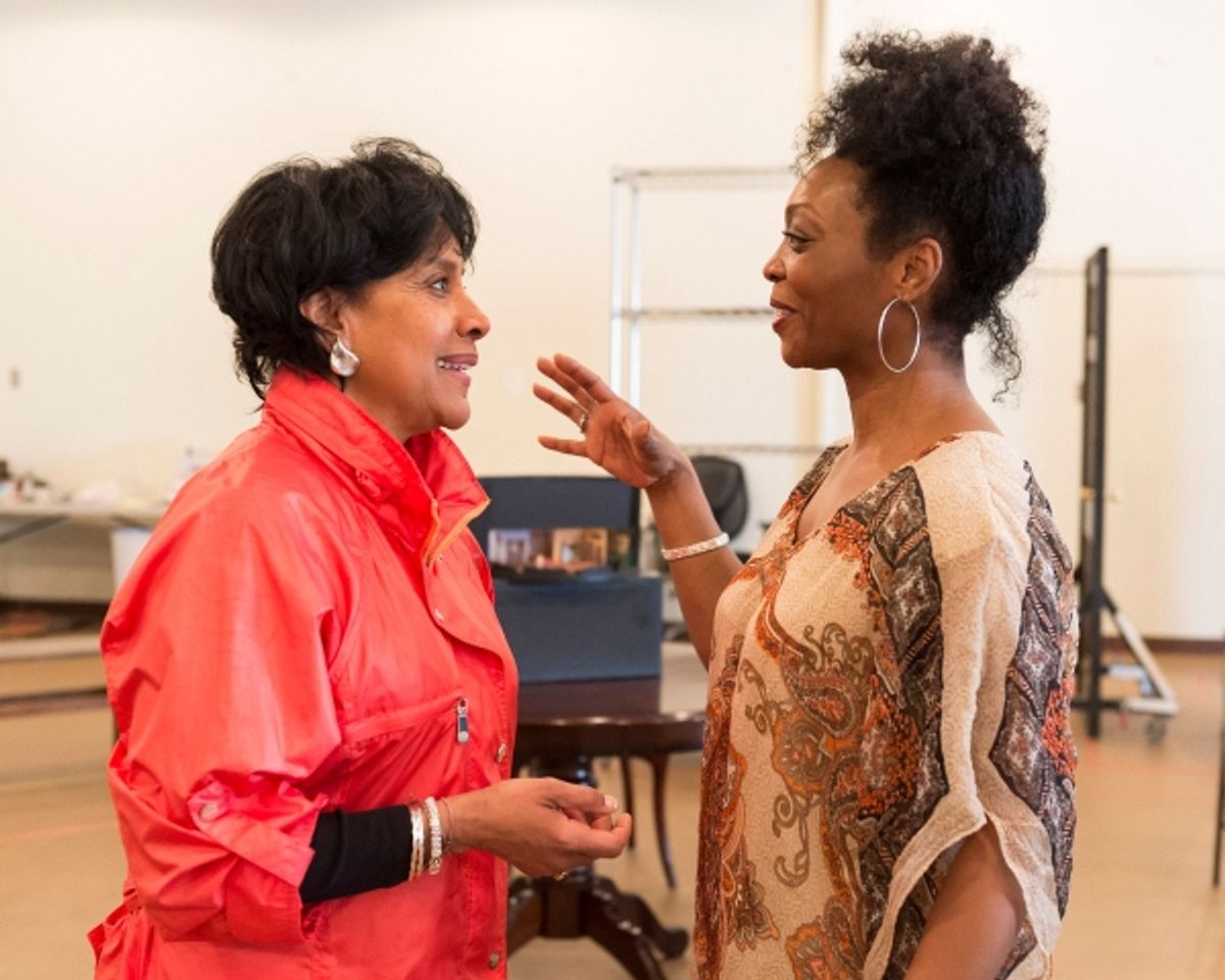 Director Phylicia Rashad and cast member Shanesia Davis at 