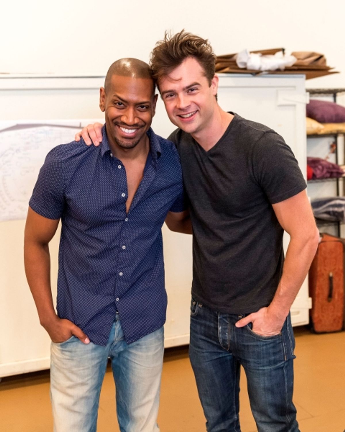 Cast members Bryan Terrell Clark and Mark Jude Sullivan at 