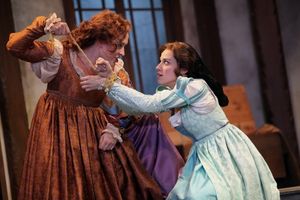 Kelly Mengelkoch as Kate and Caitlin McWethy as Bianca @ BroadwayWorld Kelly Mengelkoch as Kate and Caitlin McWethy as Bianca Photo