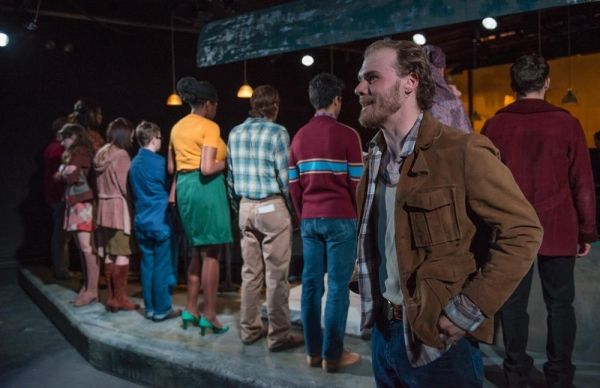 Chris Chmelik with the cast Photo