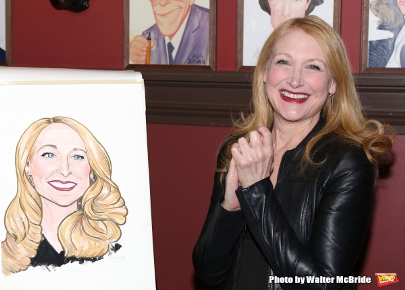 Photo Coverage: THE ELEPHANT MAN's Patricia Clarkson & Alessandro Nivola Get Caricatures at Sardi's!  Image