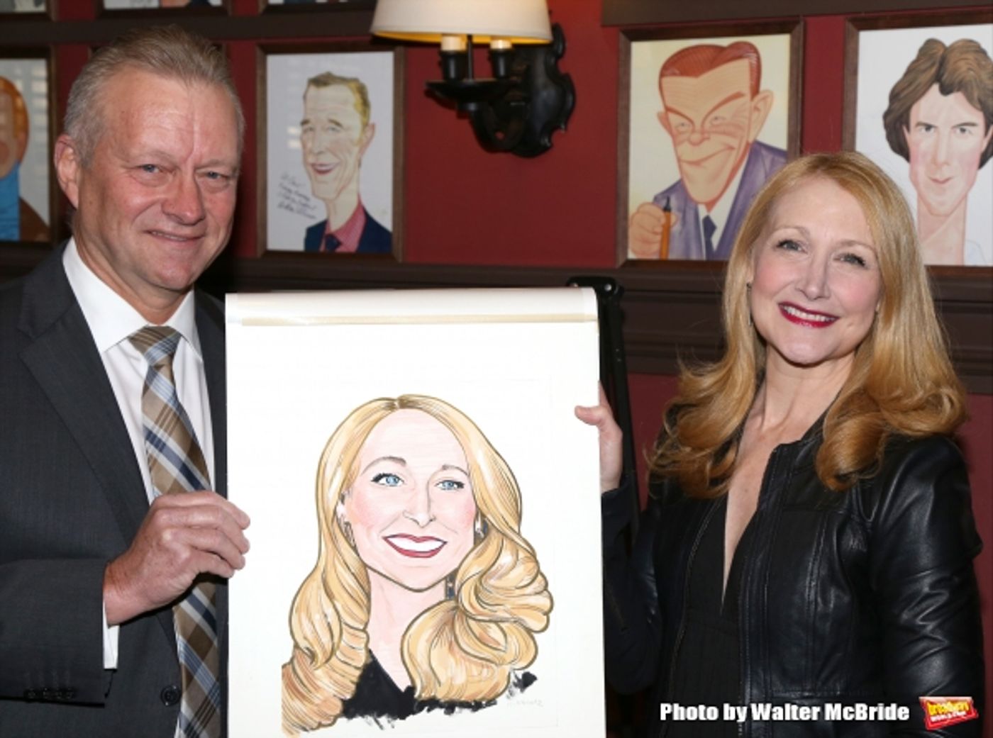 Photo Coverage: THE ELEPHANT MAN's Patricia Clarkson & Alessandro Nivola Get Caricatures at Sardi's! Photo Coverage: THE ELEPHANT MAN's Patricia Clarkson & Alessandro Nivola Get Caricatures at Sardi's! Image