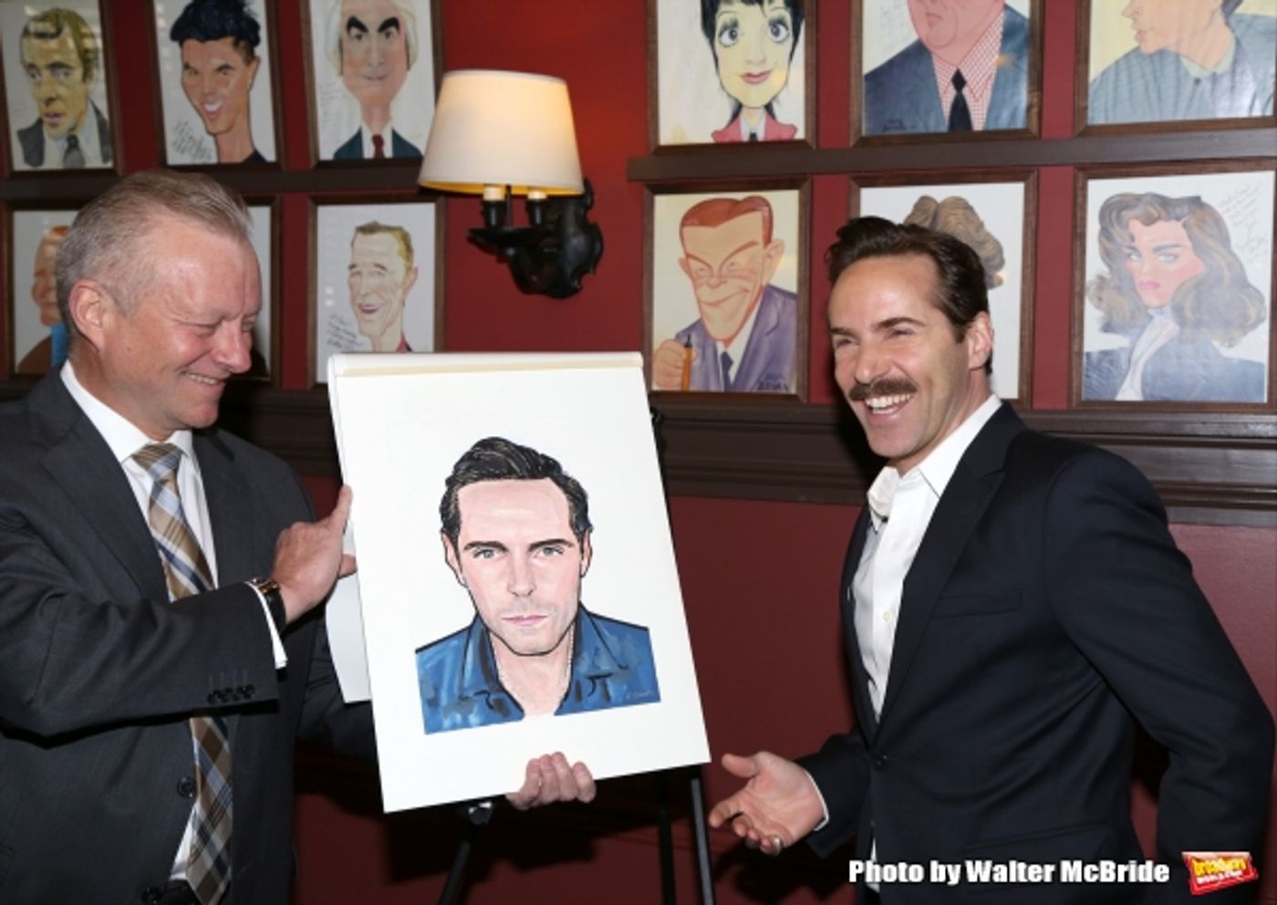 Photo Coverage: THE ELEPHANT MAN's Patricia Clarkson & Alessandro Nivola Get Caricatures at Sardi's! Photo Coverage: THE ELEPHANT MAN's Patricia Clarkson & Alessandro Nivola Get Caricatures at Sardi's! Image