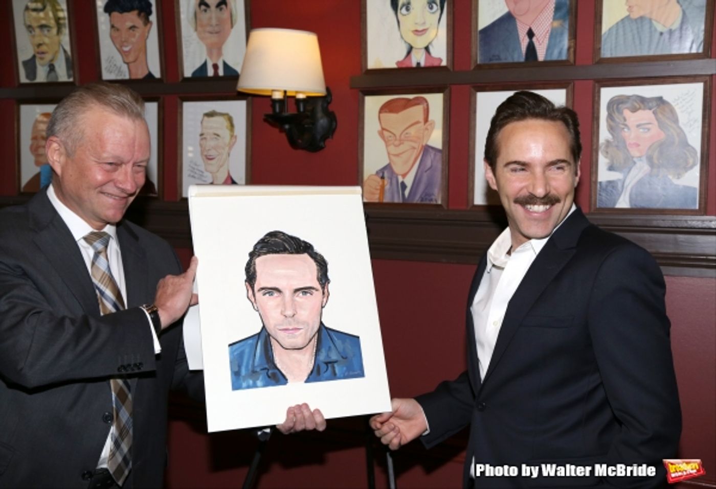 Photo Coverage: THE ELEPHANT MAN's Patricia Clarkson & Alessandro Nivola Get Caricatures at Sardi's! Photo Coverage: THE ELEPHANT MAN's Patricia Clarkson & Alessandro Nivola Get Caricatures at Sardi's! Image