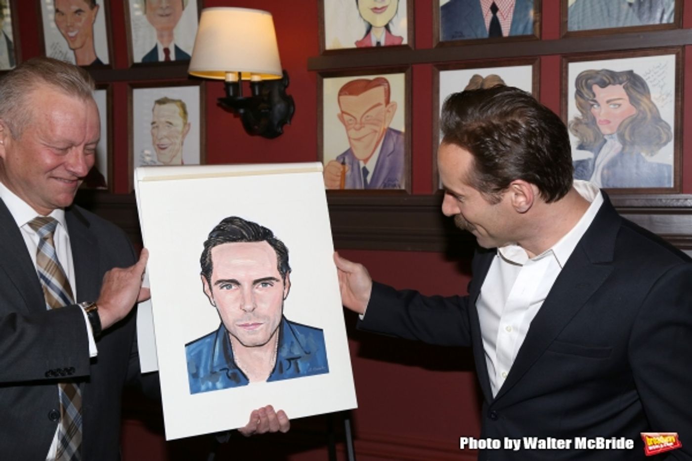 Photo Coverage: THE ELEPHANT MAN's Patricia Clarkson & Alessandro Nivola Get Caricatures at Sardi's! Photo Coverage: THE ELEPHANT MAN's Patricia Clarkson & Alessandro Nivola Get Caricatures at Sardi's! Image