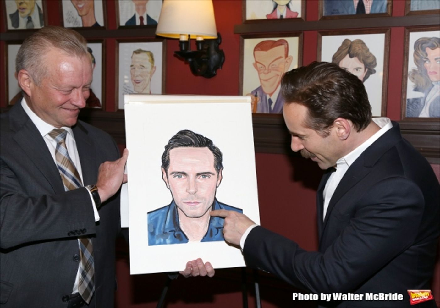 Photo Coverage: THE ELEPHANT MAN's Patricia Clarkson & Alessandro Nivola Get Caricatures at Sardi's! Photo Coverage: THE ELEPHANT MAN's Patricia Clarkson & Alessandro Nivola Get Caricatures at Sardi's! Image