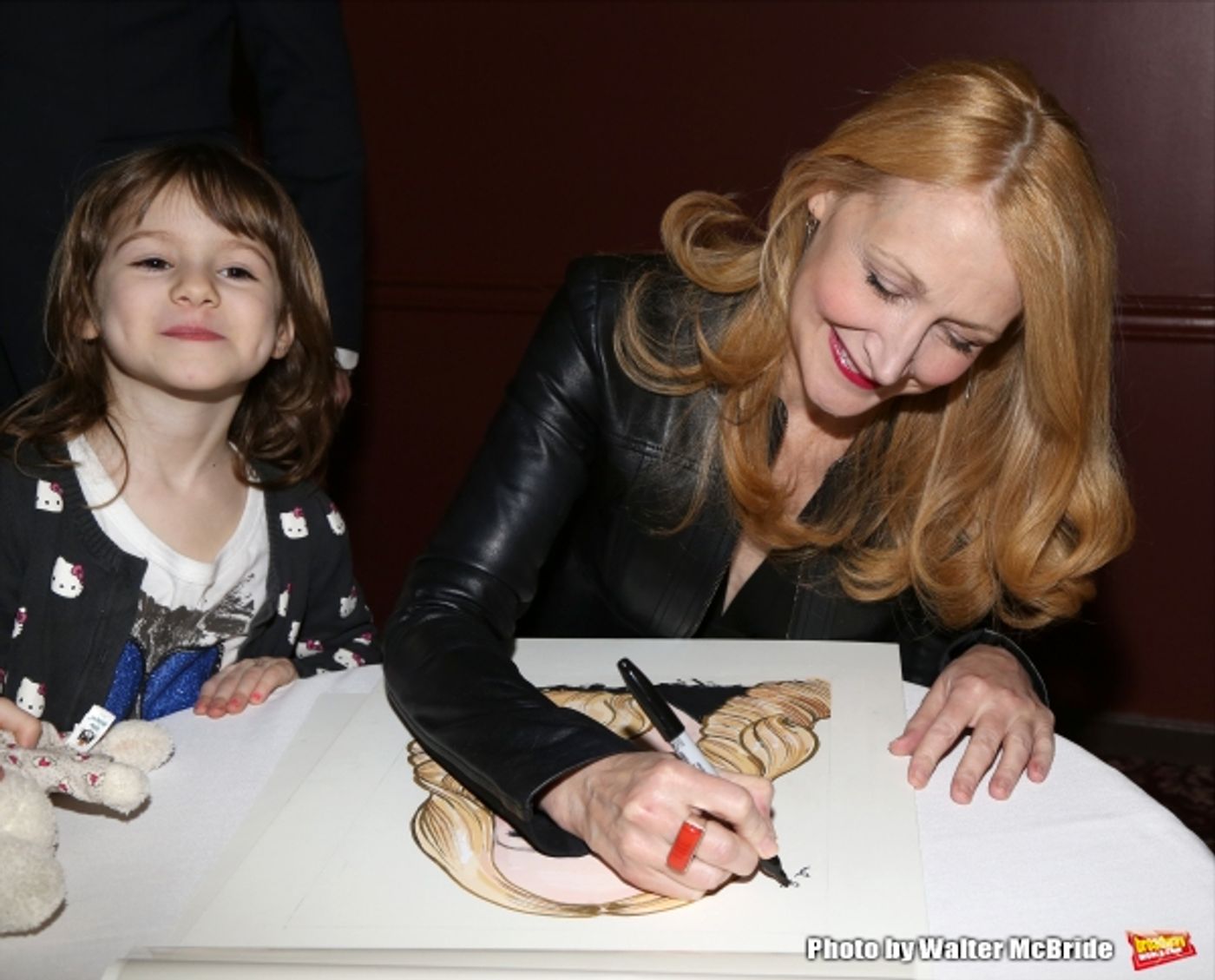 Photo Coverage: THE ELEPHANT MAN's Patricia Clarkson & Alessandro Nivola Get Caricatures at Sardi's! Photo Coverage: THE ELEPHANT MAN's Patricia Clarkson & Alessandro Nivola Get Caricatures at Sardi's! Image