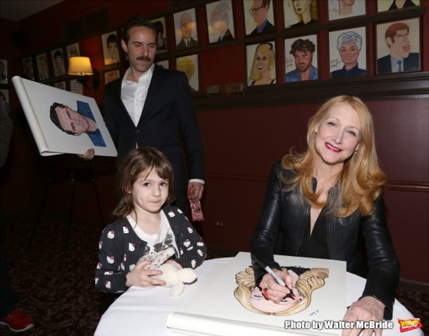 Photo Coverage: THE ELEPHANT MAN's Patricia Clarkson & Alessandro Nivola Get Caricatures at Sardi's! Photo Coverage: THE ELEPHANT MAN's Patricia Clarkson & Alessandro Nivola Get Caricatures at Sardi's! Image