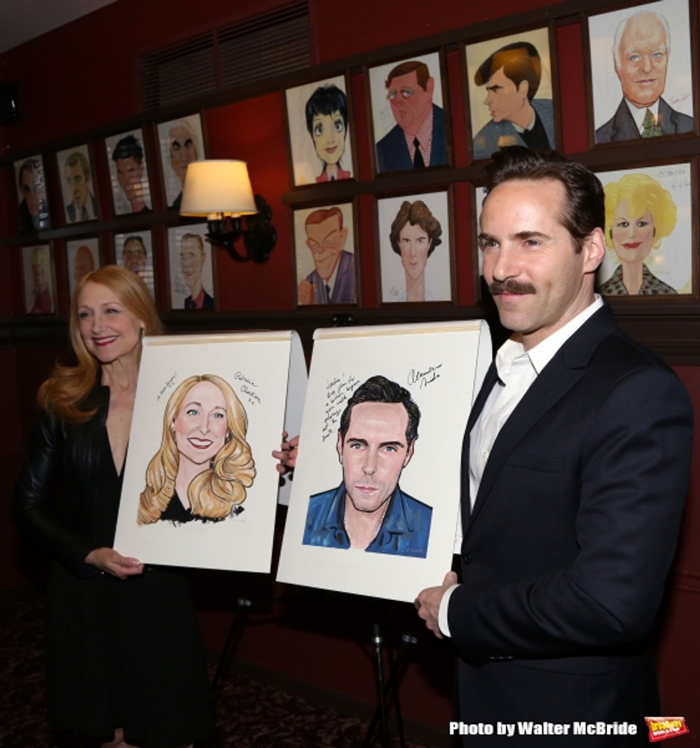 Photo Coverage: THE ELEPHANT MAN's Patricia Clarkson & Alessandro Nivola Get Caricatures at Sardi's! Photo Coverage: THE ELEPHANT MAN's Patricia Clarkson & Alessandro Nivola Get Caricatures at Sardi's! Image