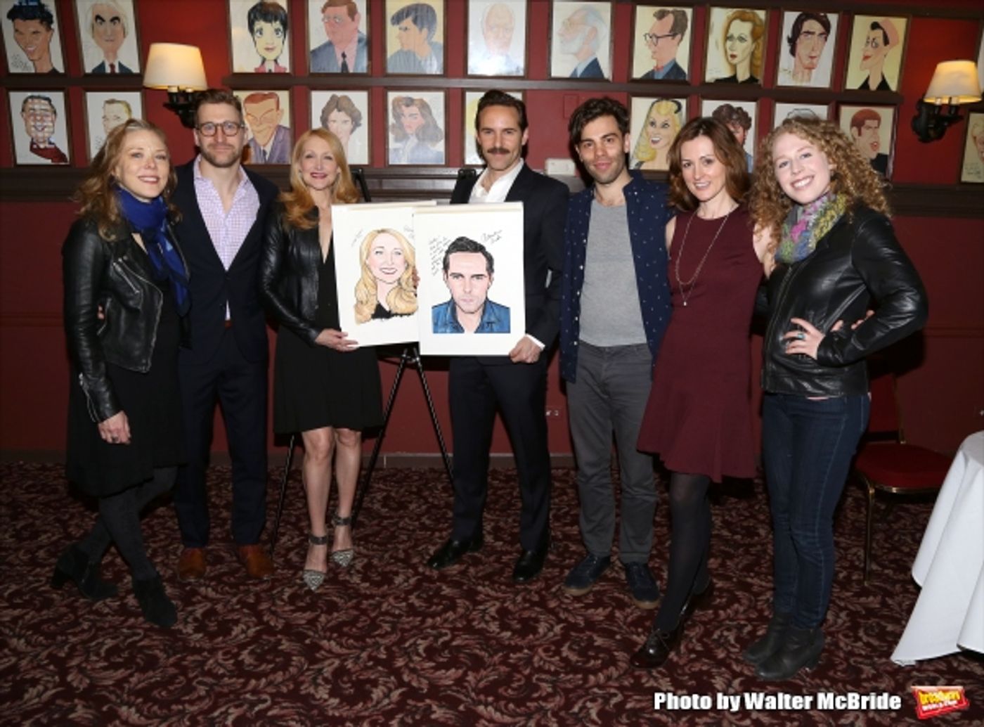 Photo Coverage: THE ELEPHANT MAN's Patricia Clarkson & Alessandro Nivola Get Caricatures at Sardi's! Photo Coverage: THE ELEPHANT MAN's Patricia Clarkson & Alessandro Nivola Get Caricatures at Sardi's! Image