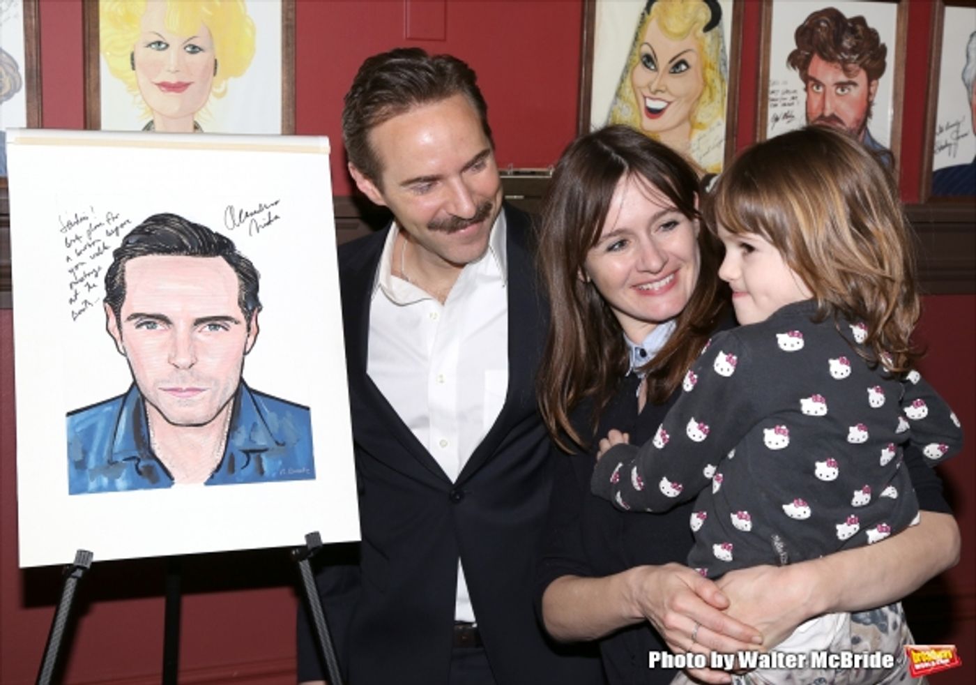 Photo Coverage: THE ELEPHANT MAN's Patricia Clarkson & Alessandro Nivola Get Caricatures at Sardi's! Photo Coverage: THE ELEPHANT MAN's Patricia Clarkson & Alessandro Nivola Get Caricatures at Sardi's! Image