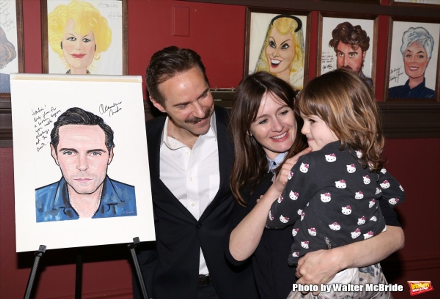 Photo Coverage: THE ELEPHANT MAN's Patricia Clarkson & Alessandro Nivola Get Caricatures at Sardi's! Photo Coverage: THE ELEPHANT MAN's Patricia Clarkson & Alessandro Nivola Get Caricatures at Sardi's! Image