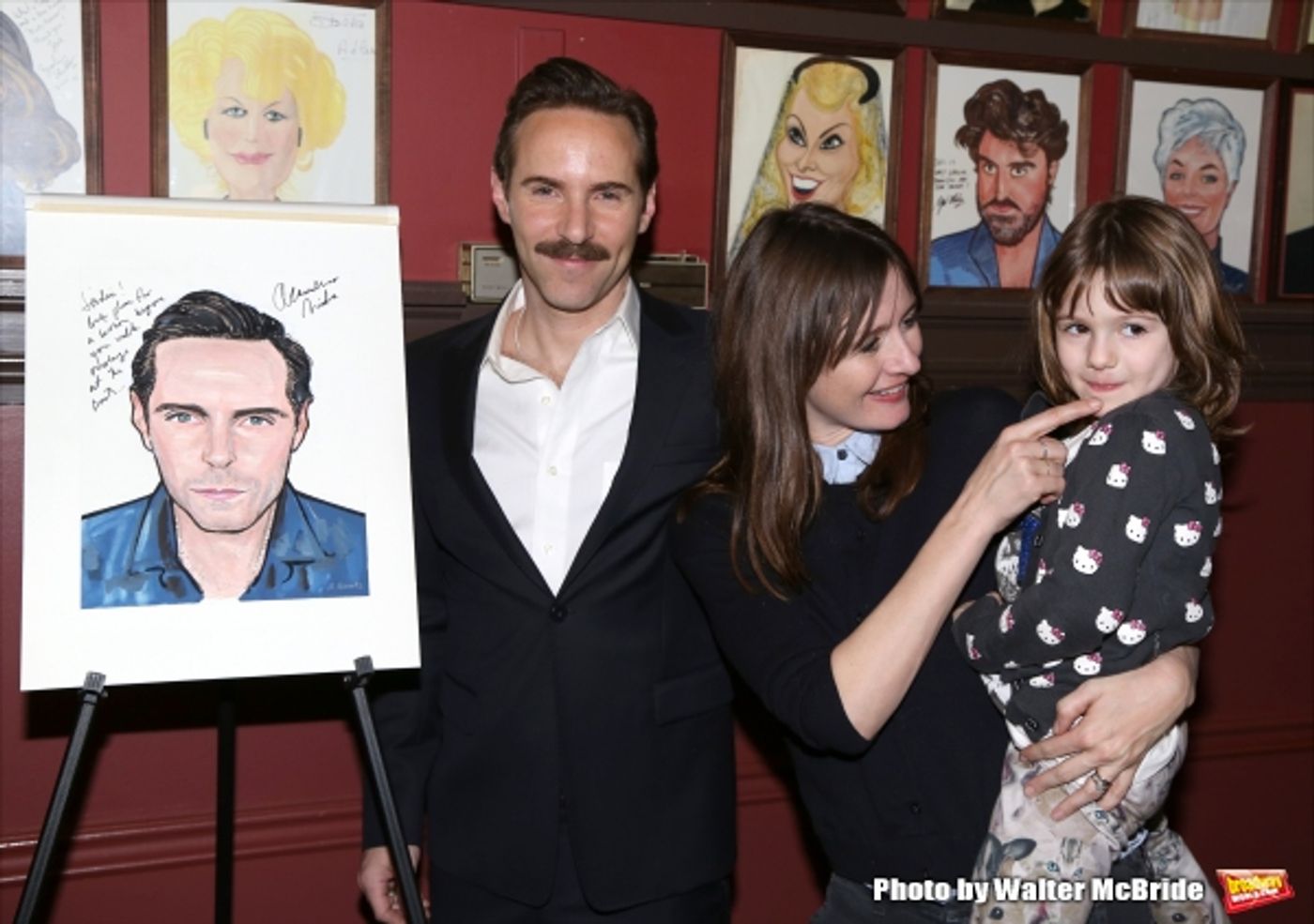 Photo Coverage: THE ELEPHANT MAN's Patricia Clarkson & Alessandro Nivola Get Caricatures at Sardi's! Photo Coverage: THE ELEPHANT MAN's Patricia Clarkson & Alessandro Nivola Get Caricatures at Sardi's! Image